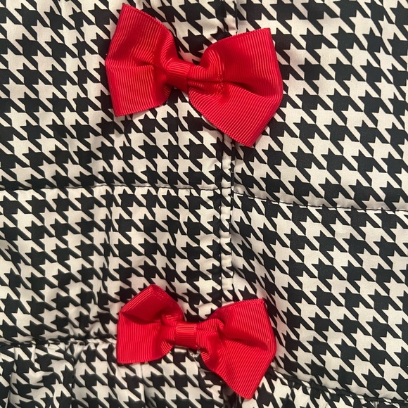 KIDS HEADQUARTERS black and white girls vest/size 6 - Picture 6 of 7